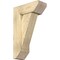 Ekena Millwork Traditional Slat Rough Sawn Bracket w/ Offset Brace, Douglas Fir, 8"W x 20"D x 32"H BKT0806X20X32TRA06RDF - alternate 1